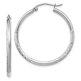 50320 10K WHITE GOLD 18" CABLE LINK CHAIN