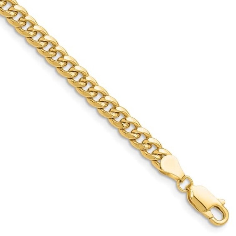50337 14K YELLOW GOLD 18" 2.75MM SOLID CUBAN LINK CHAIN