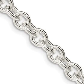 80708 STELING SILVER 18" CABLE LINK CHAIN
