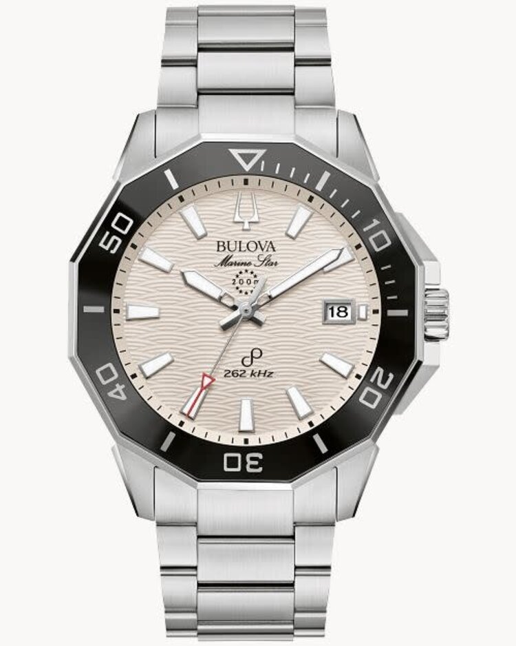 Bulova BULOVA MARINE STAR PRECISIONIST SPORT WHITE DIAL BLACK BEZEL MENS WATCH