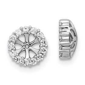 30086 14K WHITE GOLD .40TCW DIAMOND JACKETS