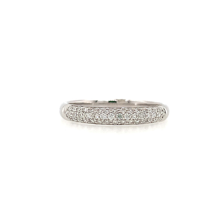 20366 14K WHITE GOLD 3CT LAB GROWN TENNIS BRACELET