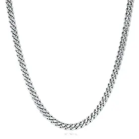 ITALGEM STAINLESS STEEL 7.7MM CURB LINK HIGH POLISH 24'' CHAIN
