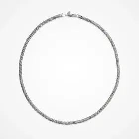 80718 STERLING SILVER SPRING TWIST 18’’ NECKLACE