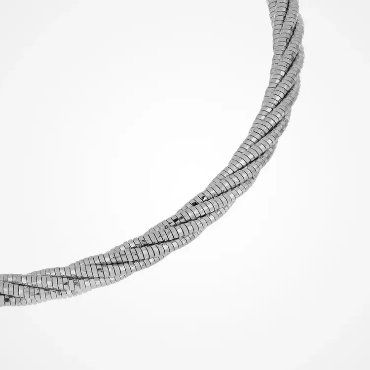 80718 STERLING SILVER SPRING TWIST 18’’ NECKLACE
