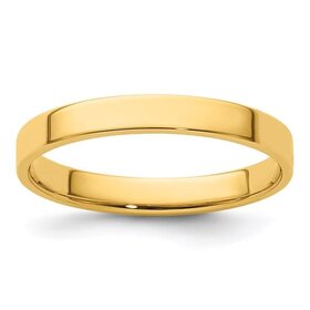 475349 14K YELLOW GOLD 3.5MM LIGHTWEIGHT WEDDING BAND (SIZE 8)