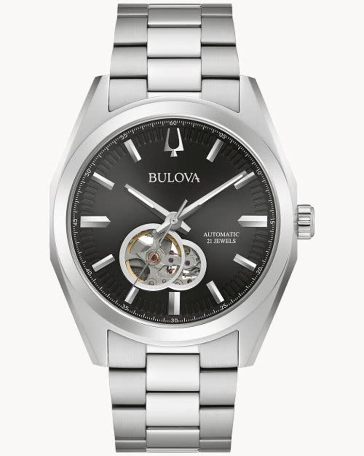 Bulova BULOVA SURVEYOR BLACK DIAL AUTOMATIC MOVEMENT MENS WATCH