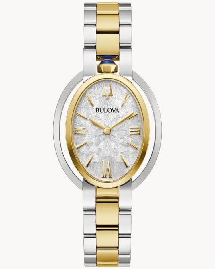 Bulova BULOVA RUBAIYAT 2 TONE OVAL DIAL SAPPHIRE CROWN LADIE'S WATCH