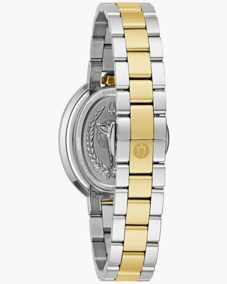 Bulova BULOVA RUBAIYAT 2 TONE OVAL DIAL SAPPHIRE CROWN LADIE'S WATCH