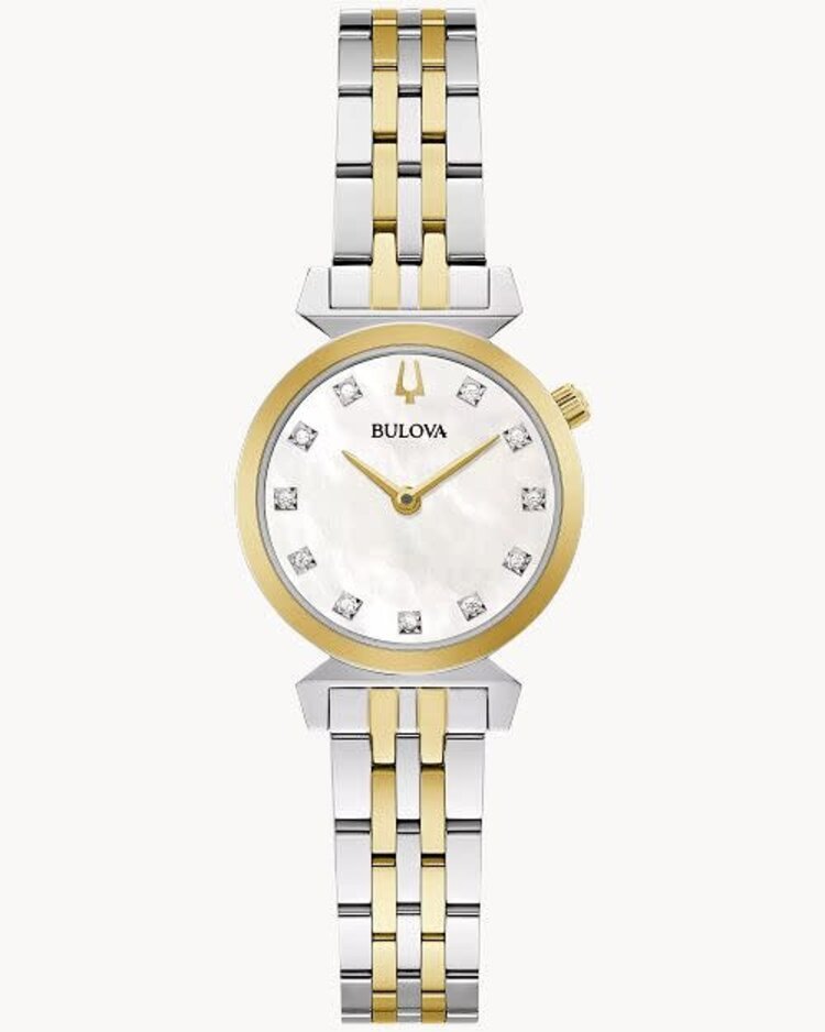 Bulova BULOVA CLASSIC REGATTA TWO TONE DIAMOND DIAL LADIES WATCH