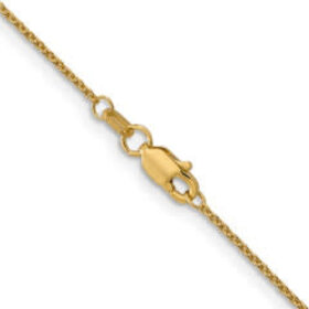 50438 14K YELLOW GOLD 16" THIN CABLE LINK CHAIN