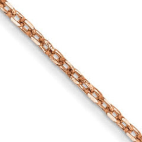 50440 14K ROSE GOLD 18" THIN CABLE LINK CHAIN