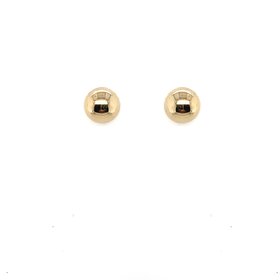 31353 14K YELLOW GOLD HIGH POLISH BUTTON STUDS