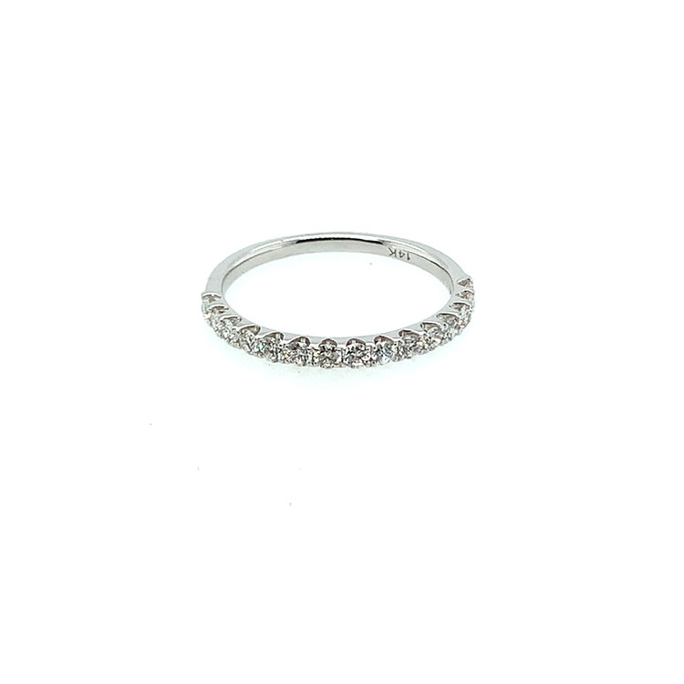 40418 14K WHITE GOLD .45CT COMMON PRONG DIAMOND BAND