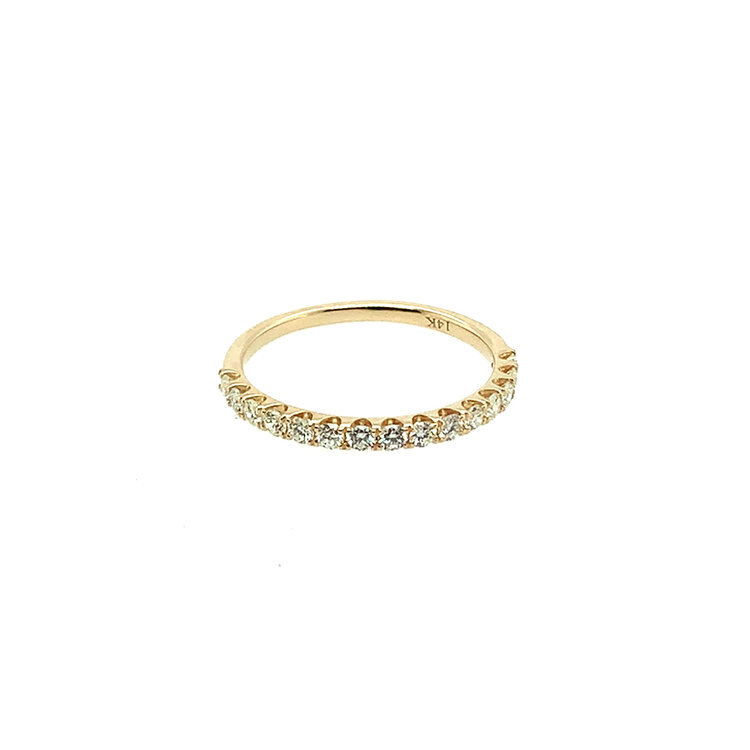 40417 14K YELLOW GOLD .45CT COMMON PRONG DIAMOND BAND