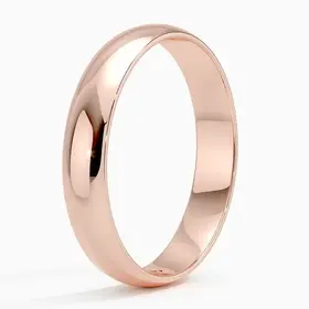 475408 14K ROSE GOLD 3.4MM HIGH POLISHED WEDDING BAND