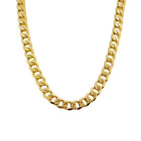 70715 14K YELLOW GOLD SQUARE CHECKER BOARD CUT GARNET WITH DIAMOND ACCENTS ON TOP BUNNY BALE PENDANT NECKLACE
