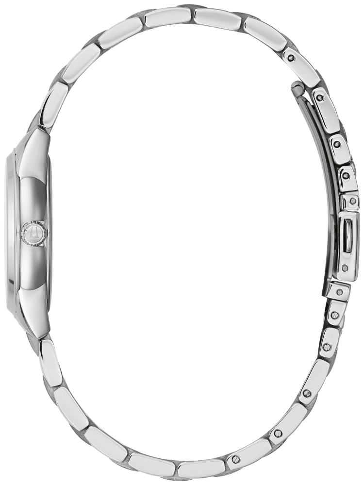 Bulova 31140 14K WHITE GOLD .35CTW DIAMOND SCREWBACK HOOPS