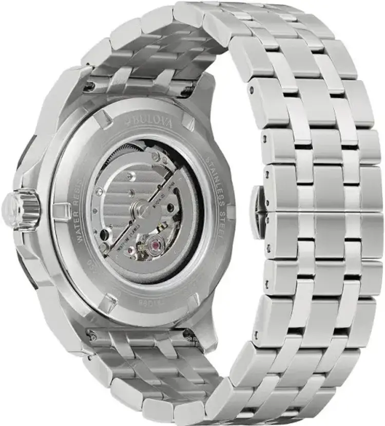 BULOVA MEN'S MARINE STAR AQUA DIAL AUTOMATIC WATCH- MARC ANTHONY COLLECTION