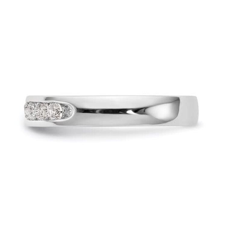 475407 14K WHITE GOLD .70CT ROUND DIAMOND CHANNEL SET WEDDING BAND