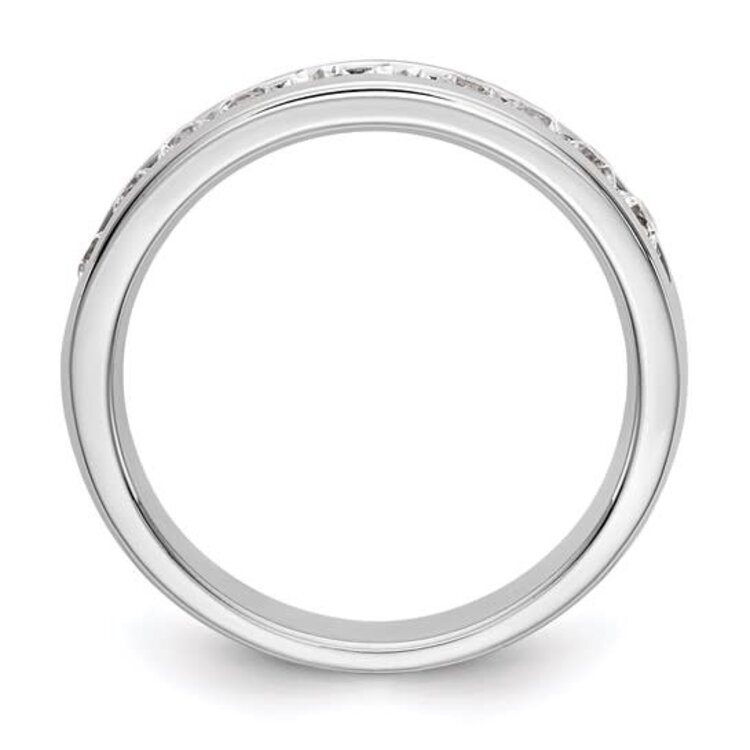 475407 14K WHITE GOLD .70CT ROUND DIAMOND CHANNEL SET WEDDING BAND