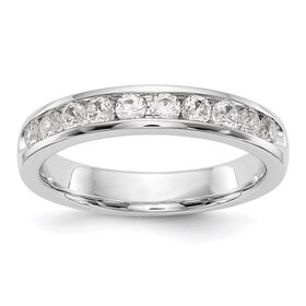 475407 14K WHITE GOLD .70CT ROUND DIAMOND CHANNEL SET WEDDING BAND
