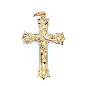 80096 GOLD FILLED MEDIUM INRI CRUCIFIX