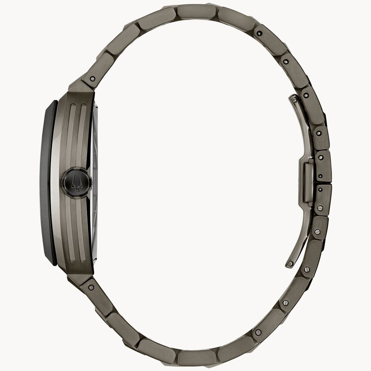 BULOVA GREEN SKELETON DIAL AUTOMATIC MOVEMENT MENS WATCH