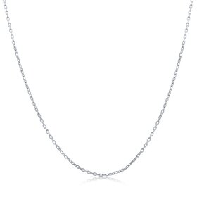 80111 STERLING SILVER 16” CABLE LINK CHAIN