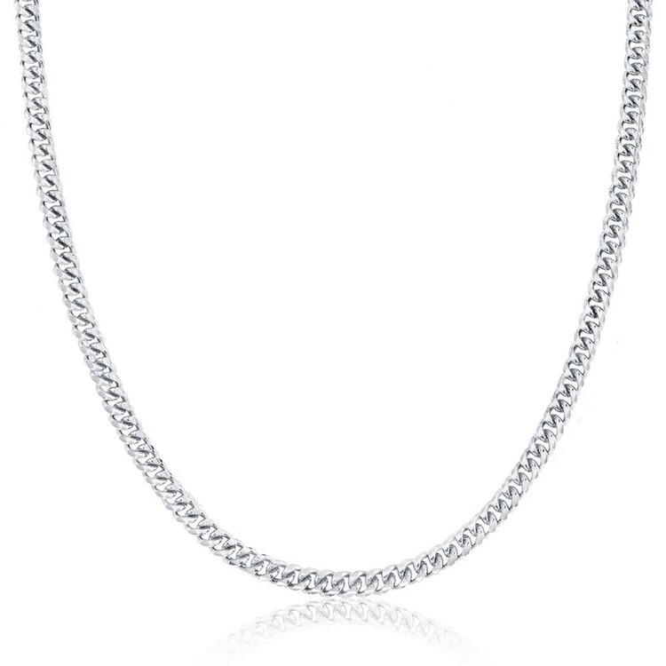 80118 STERLING SILVER 22” CURB LINK CHAIN