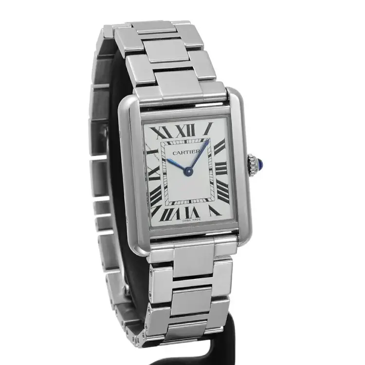 10044 CARTIER TANK SOLO 31mm STAINLESS STEEL LADIES WATCH PREW-OWN
