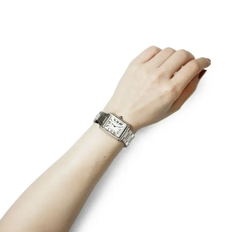 10044 CARTIER TANK SOLO 31mm STAINLESS STEEL LADIES WATCH PREW-OWN