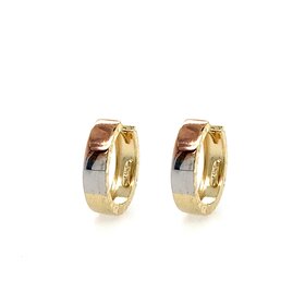 77336 14K YELLOW GOLD 1.65"  HIGH POLISH BORDER SATIN FINISH CENTER CROSS