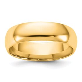 475290 14K YELLOW GOLD 5MM HIGH POLISH COMFORT FIT WEDDING BAND SIZE 5
