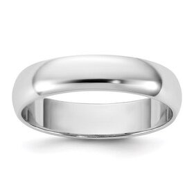 475346 14K WHITE GOLD 5.5MM LIGHTWEIGHT WEDDING BAND (SIZE 9)