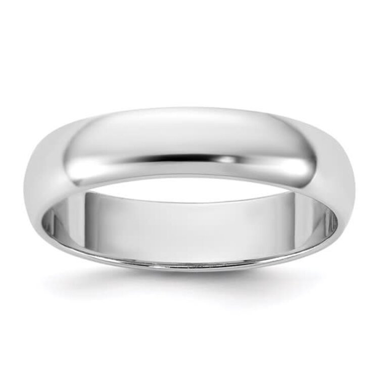 475346 14K WHITE GOLD 5.5MM LIGHTWEIGHT WEDDING BAND (SIZE 9)