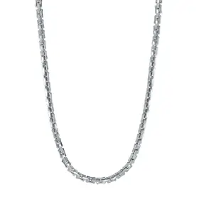 SN106-22 ITALGEM STAINLESS STEEL 5MM-BAMBOO-LINK 22"-CHAIN