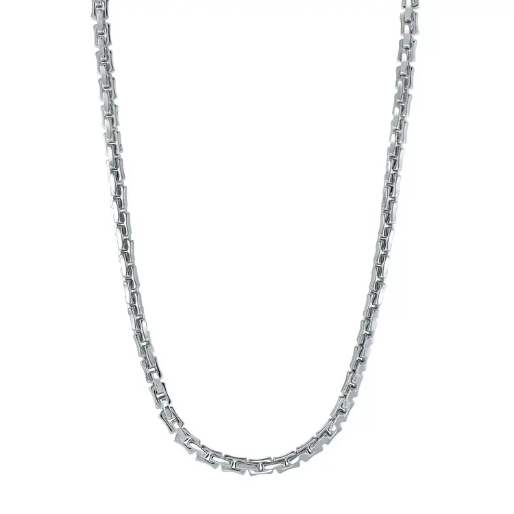 SN106-22 ITALGEM STAINLESS STEEL 5MM-BAMBOO-LINK 22"-CHAIN