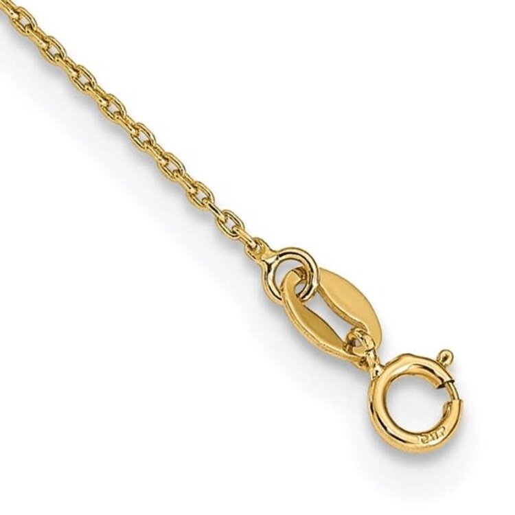 60209 14K TRI COLOR GOLD 18'' CHECKERBOARD CUT BEADS  SIDEWAYS ROSARY NECKLACE