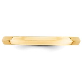 475444 14K YELLOW GOLD KNIFE EDGE BAND 2.25MM
