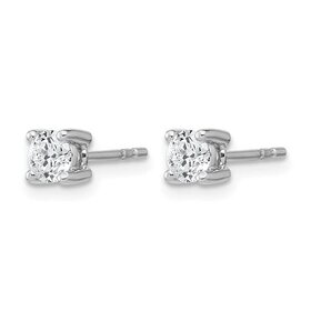 31563 14K WHITE GOLD .20CT LAB GROWN ROUND DIAMOND STUDS