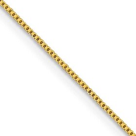 50470 14K YELLOW GOLD 18'' BOX LINK CHAIN