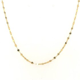 50471 14K YELLOW GOLD 18’’ FLIP LINK CHAIN
