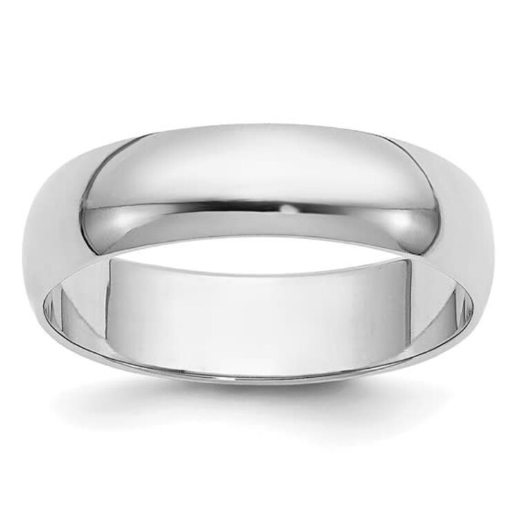 475457 PLATINUM HIGH POLISH 5MM WEDDING BAND SIZE 10