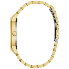 BULOVA GOLD TONE NUMERAL NUMBERS DIAL JUBILEE BAND MENS WATCH