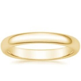 475461 14K YELLOW GOLD 3MM HIGH POLISHED WEDDING BAND (SIZE 13)