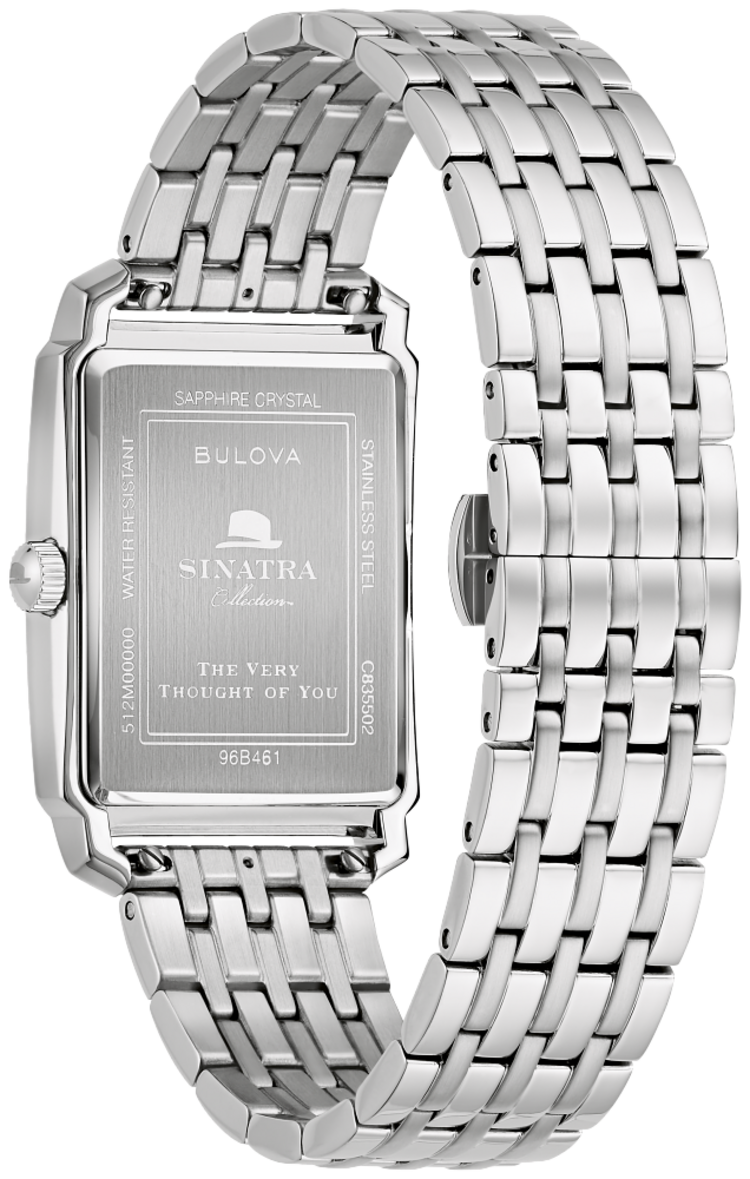 Bulova Frank Sinatra Colection The Very Thought Of You Suare Men's Watch