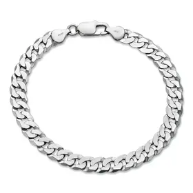 80217 STERLING SILVER 8" MIAMI CUBAN MEN'S BRACELET 8.3MM