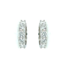 31393 10K 2CT E/F VVS LAB GROWN DIAMOND HOOPS