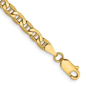 25066 10K YELLLOW GOLD 8" GUCCI LINK BRACELET 4.25MM